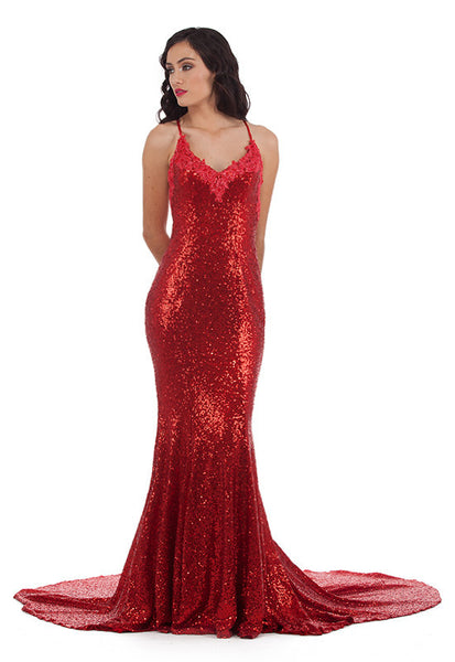 Ava Sequins and Lace Mermaid