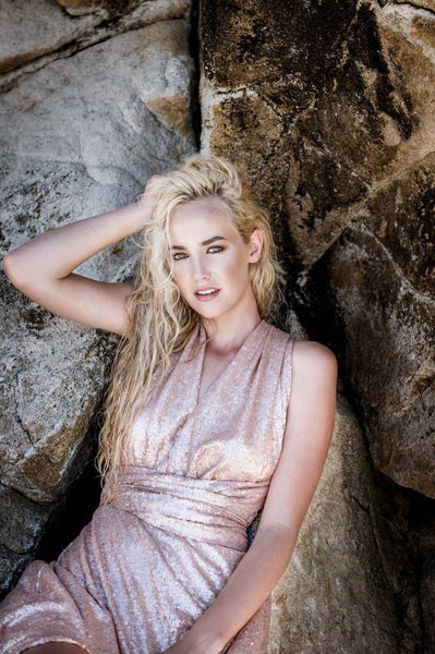 Rosey Posey Sequins Dress